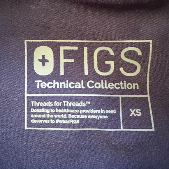 Figs Manari Technical College Scrub Joggers Navy Blue Size XS - Picture 6 of 9